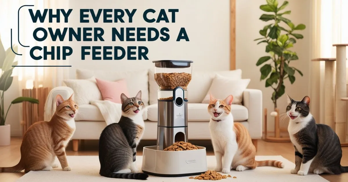 Cat chip feeder