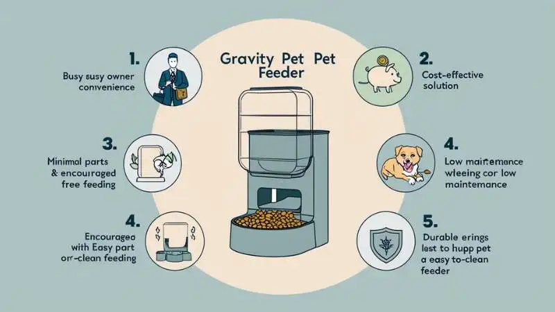 Learn the benefits of using a gravity pet feeder, including convenience, consistent feeding, and low maintenance for busy pet owners and their furry friends.